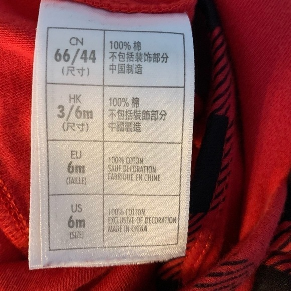 DISNEY PARKS RESORT Vintage Holiday Christmas Minnie Mouse Onesie Dress 6 Months - Picture 7 of 7